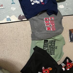Graphic Sweatshirts Bundle - Gray, Green, Navy, Black
